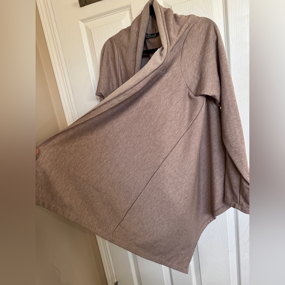 ARC'TERY Nyara Wrap Coat Cardigan Womens Size L Open Front Cardigan - Picture 4 of 12